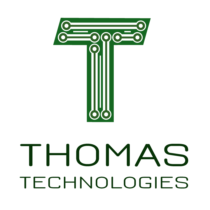 Thomas Technologies circuit-board T logo